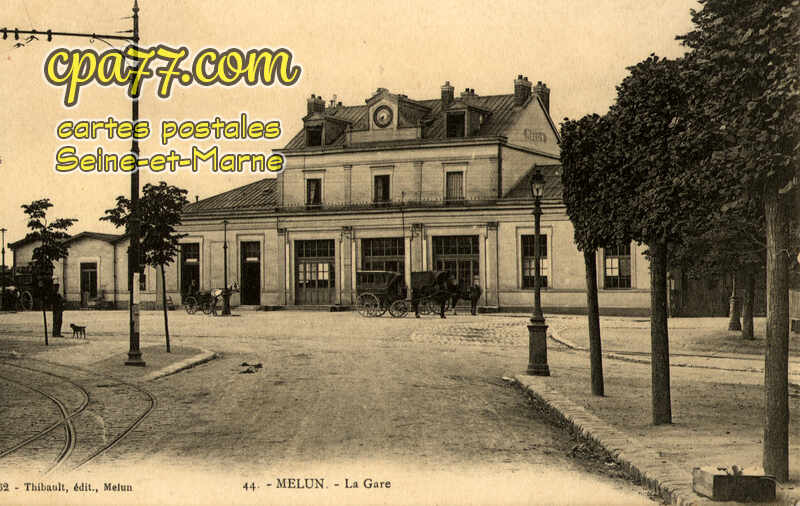 Melun (Seine-et-Marne) - La Gare