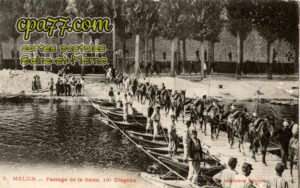 Melun (Seine-et-Marne) - Passage de la Seine, 18è Dragons