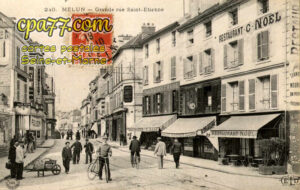 Melun (Seine-et-Marne) - Grande rue Saint-Etienne