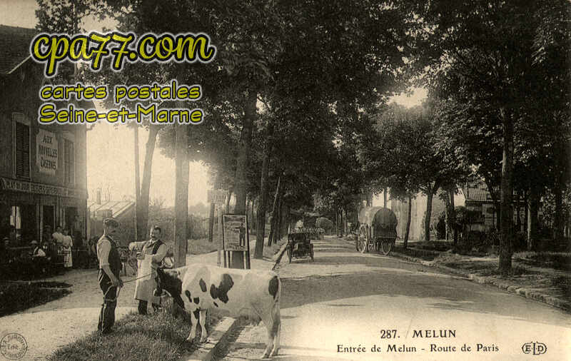 Melun (Seine-et-Marne) - Entrée de Melun – Route de Paris