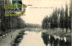 Melun (Seine-et-Marne) - Vue sur la Seine