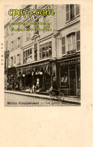 Melun (Seine-et-Marne) - Melun Commerçant – Les Galeries Melunaises
