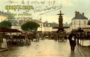 Melun (Seine-et-Marne) - Place Saint-Jean