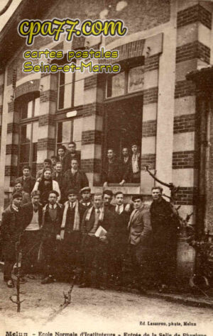 Melun (Seine-et-Marne) - Ecole Normale d&rsquo;Instituteurs – Entrée de la Salle de Physique