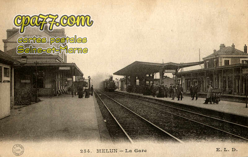 Melun (Seine-et-Marne) - La Gare