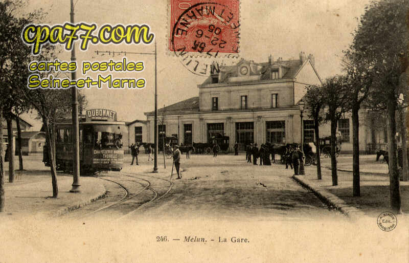 Melun (Seine-et-Marne) - La Gare