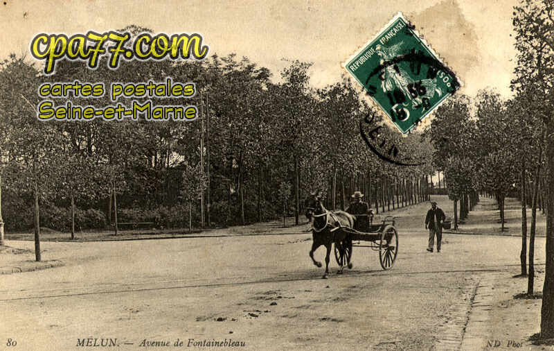 Melun (Seine-et-Marne) - Avenue de Fontainebleau