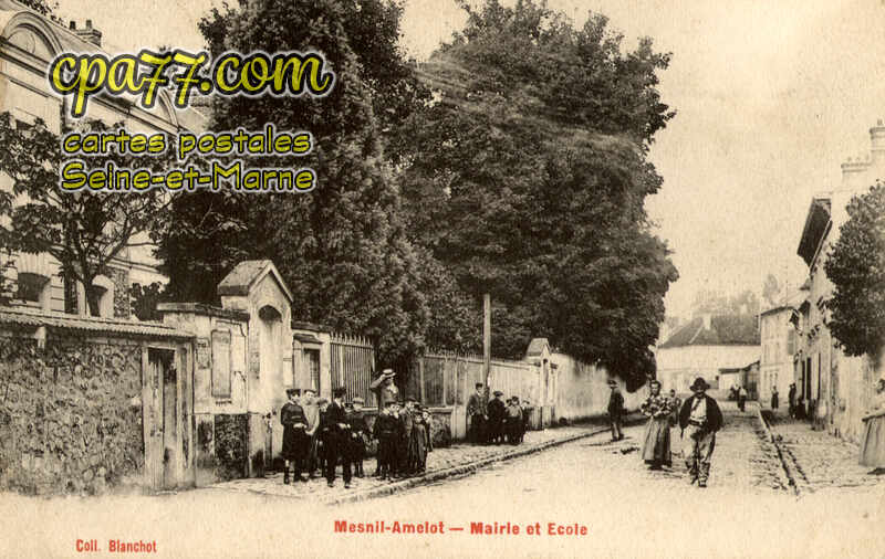 Le Mesnil Amelot (Seine-et-Marne) - Mairie et Ecole