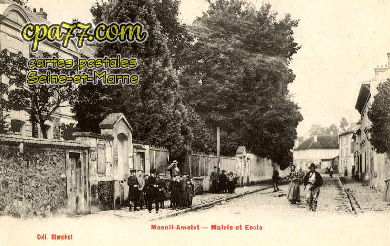Le Mesnil Amelot (Seine-et-Marne) - Mairie et Ecole