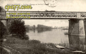 Misy Sur Yonne (Seine-et-Marne) - Le Pont (Paysage au bord de l&rsquo;Yonne)