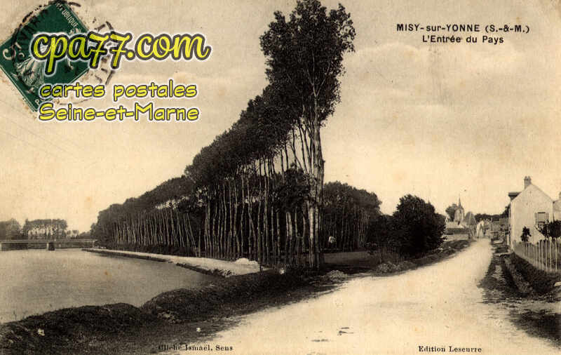 Misy Sur Yonne (Seine-et-Marne) - L&rsquo;Entrée du Pays