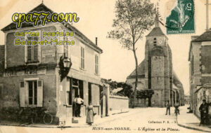Misy Sur Yonne (Seine-et-Marne) - L’Eglise et la Place
