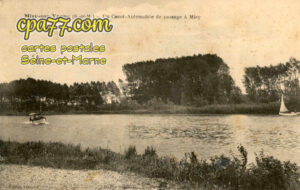 Misy Sur Yonne (Seine-et-Marne) - Un Canot-Automobile de passage à Misy