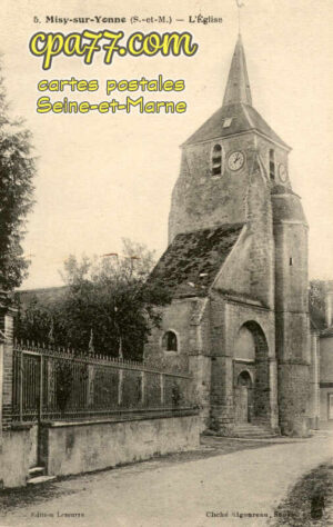 Misy Sur Yonne (Seine-et-Marne) - L&rsquo;Eglise