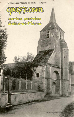 Misy Sur Yonne (Seine-et-Marne) - L&rsquo;Eglise