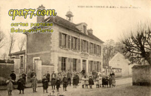 Misy Sur Yonne (Seine-et-Marne) - Ecole et Mairie