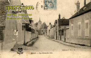 Misy Sur Yonne (Seine-et-Marne) - La Grande rue