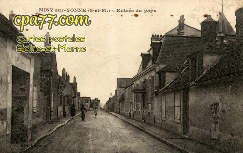 Misy Sur Yonne (Seine-et-Marne) - Entrée du pays