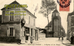 Misy Sur Yonne (Seine-et-Marne) - L’Eglise et la Place