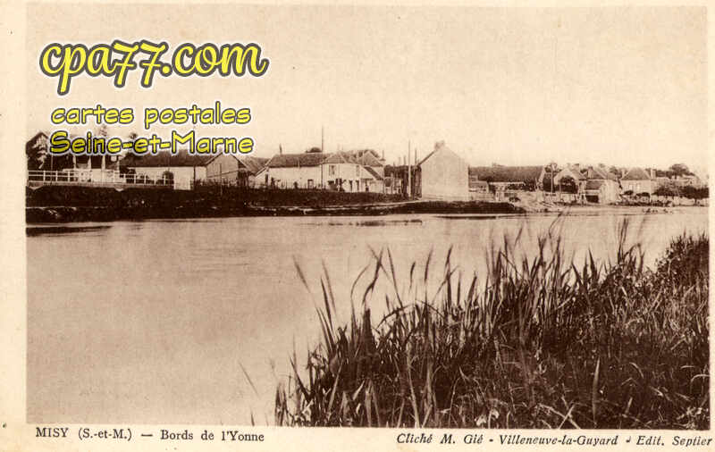 Misy Sur Yonne (Seine-et-Marne) - Bords de l&rsquo;Yonne