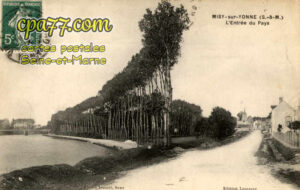 Misy Sur Yonne (Seine-et-Marne) - L&rsquo;Entrée du Pays