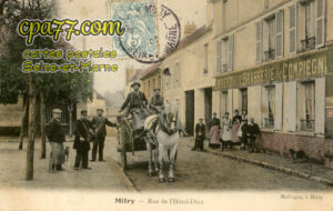 Mitry Mory (Seine-et-Marne) - Rue de l&rsquo;Hôtel-Dieu (en l&rsquo;état)
