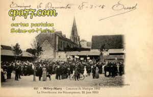 Mitry Mory (Seine-et-Marne) - Concours de Musique 1913 – La Distribution des Récompenses, 29 Juin 1913