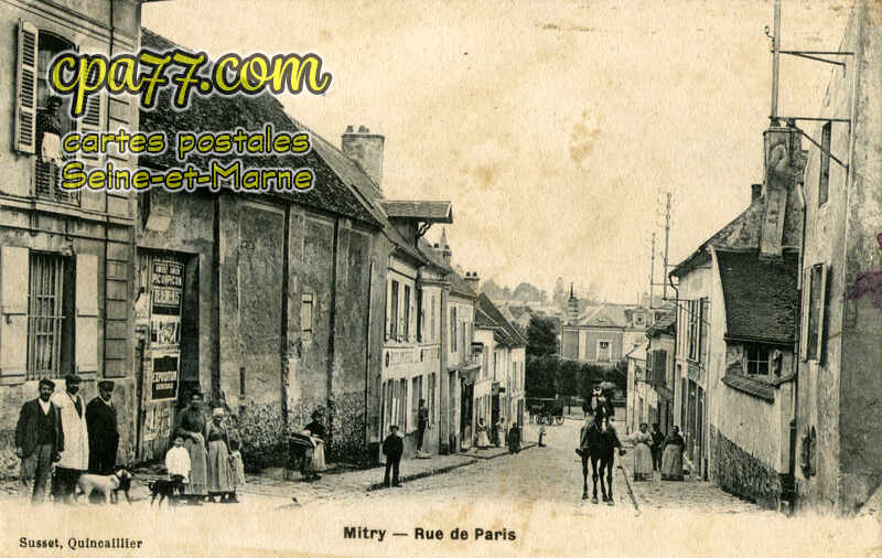 Mitry Mory (Seine-et-Marne) - Rue de Paris (en l&rsquo;état)