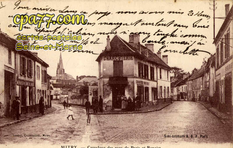 Mitry Mory (Seine-et-Marne) - Carrefour des Rues de Paris et Benoît