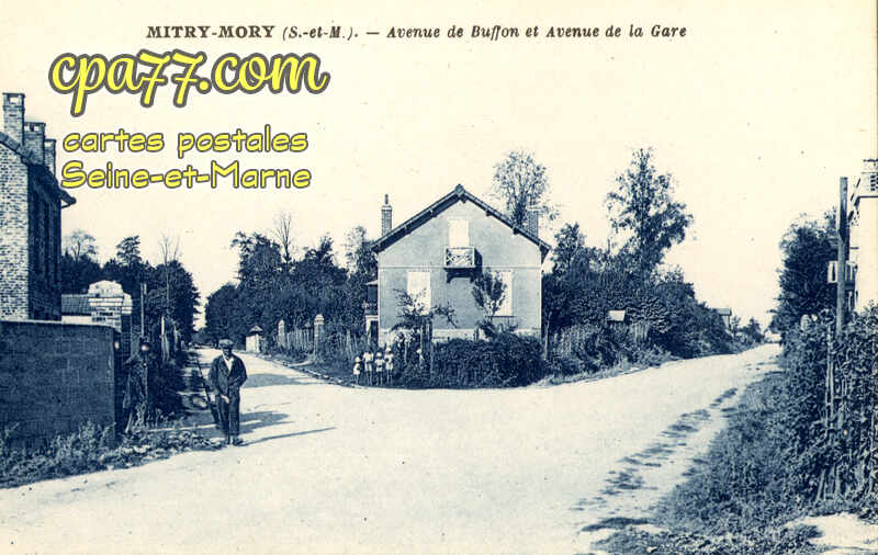 Mitry Mory (Seine-et-Marne) - Avenue de Buffon et Avenue de la gare