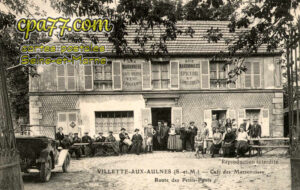 Mitry Mory (Seine-et-Marne) - Café des Marronniers – Route des Petits-Ponts