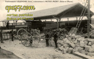 Mitry Mory (Seine-et-Marne) - Etablissement Legendre frères, constructeurs à Mitry-Mory (Seine-et-Marne)