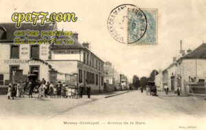 Moissy Cramayel (Seine-et-Marne) - Avenue de la Gare