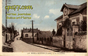 Mons En Montois (Seine-et-Marne) - La Grande-Rue