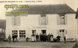 Mons En Montois (Seine-et-Marne) - Maison Vion, à Mons