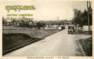 Mons En Montois (Seine-et-Marne) - Vue générale