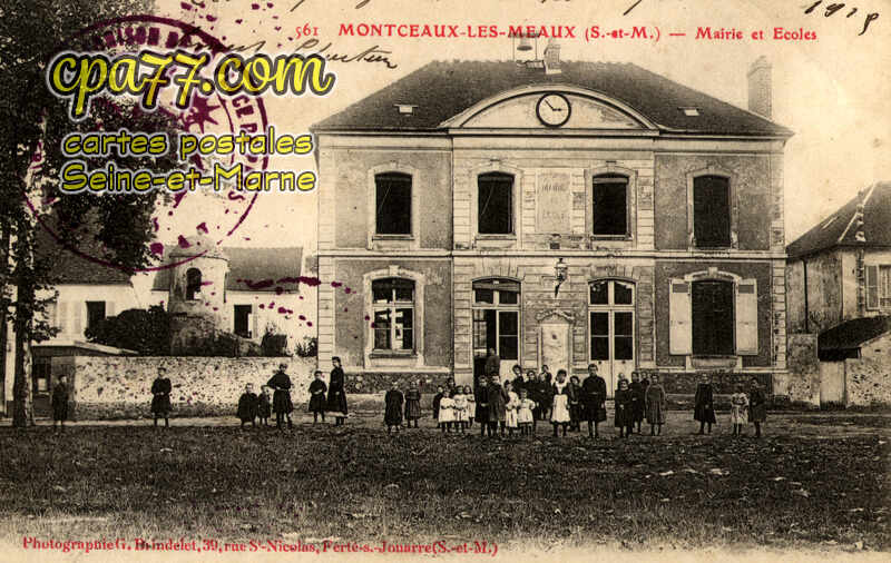Montceaux Lès Meaux (Seine-et-Marne) - Mairie et Ecoles