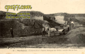 Montceaux Lès Meaux (Seine-et-Marne) - Carrières B de la Société Anonyme des Sables à mouler dits de Paris