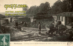 Montceaux Lès Meaux (Seine-et-Marne) - Carrières A de la Société Anonyme des Sables à mouler dits de Paris