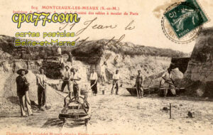 Montceaux Lès Meaux (Seine-et-Marne) - Intérieur des Carrières A – de la Société des Sables à mouler de Paris