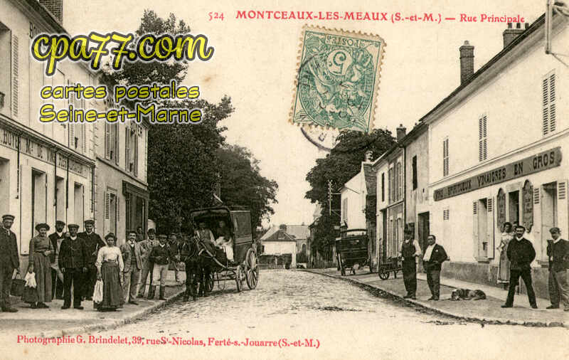 Montceaux Lès Meaux (Seine-et-Marne) - Rue Principale