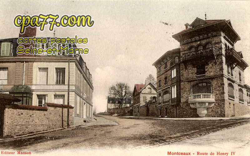 Montceaux Lès Meaux (Seine-et-Marne) - Route de Henri IV