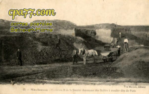 Montceaux Lès Meaux (Seine-et-Marne) - Carrières B de la Société Anonyme des Sables à mouler dits de Paris