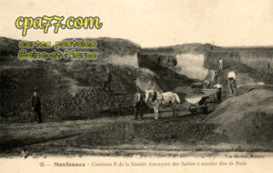 Montceaux Lès Meaux (Seine-et-Marne) - Carrières B de la Société Anonyme des Sables à mouler dits de Paris