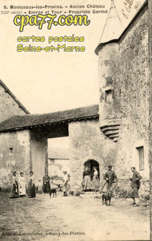Montceaux Lès Provins (Seine-et-Marne) - Ancien Château (XIIIe siècle) – Entrée et Tour – Propriété Germé