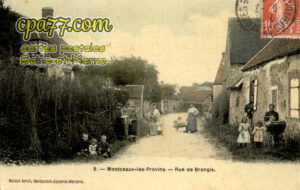 Montceaux Lès Provins (Seine-et-Marne) - Rue de Brangis