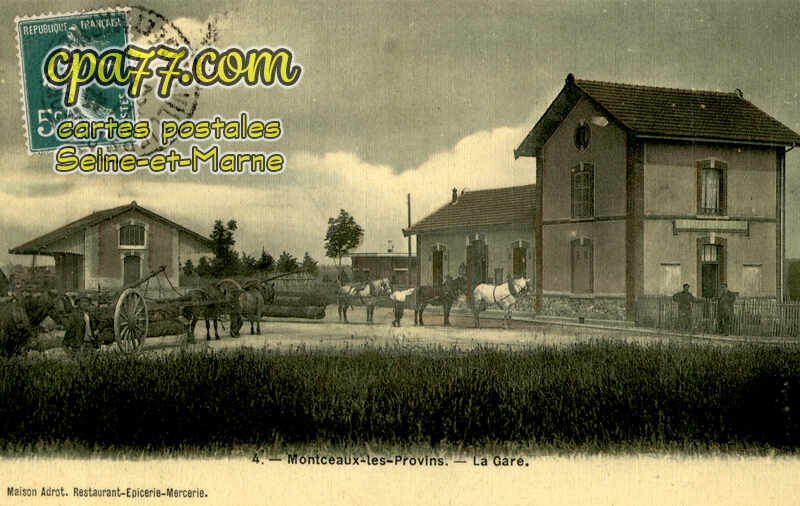 Montceaux Lès Provins (Seine-et-Marne) - La Gare