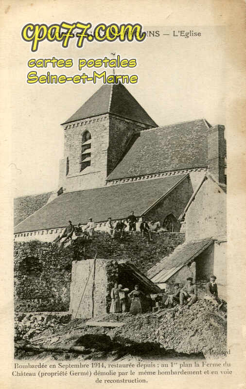 Montceaux Lès Provins (Seine-et-Marne) - L&rsquo;Eglise