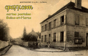 Montdauphin (Seine-et-Marne) - La Mairie