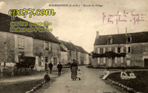 Montdauphin (Seine-et-Marne) - Entrée du Village
